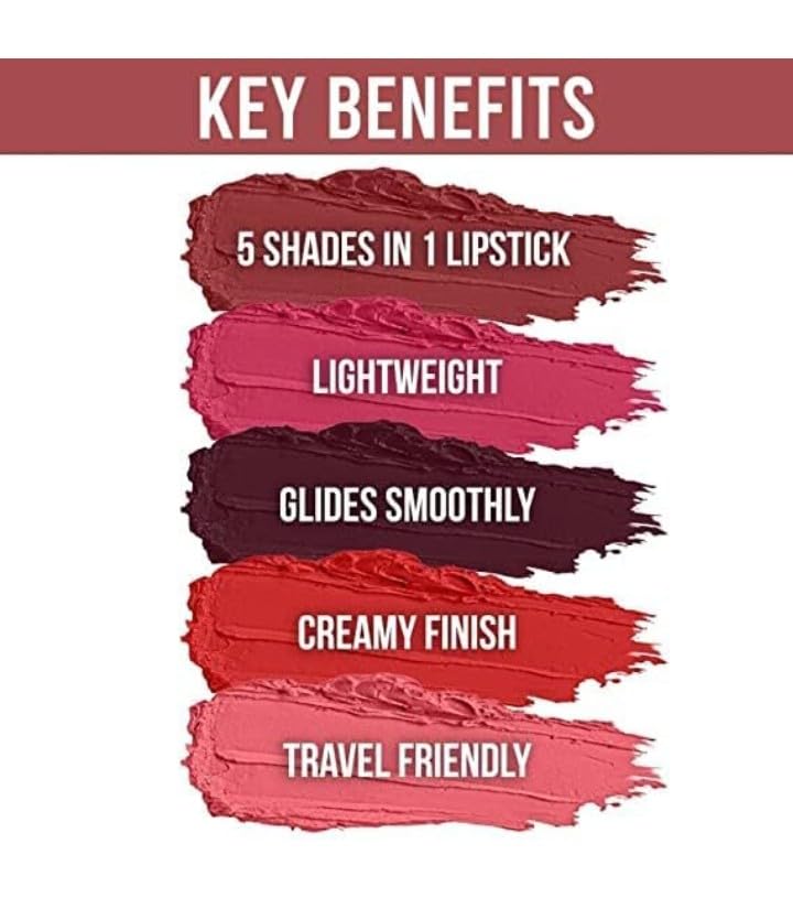 5 in 1 Korean Luxury Lipstick Pen