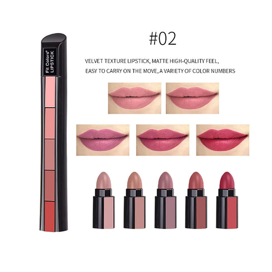 5 in 1 Korean Luxury Lipstick Pen