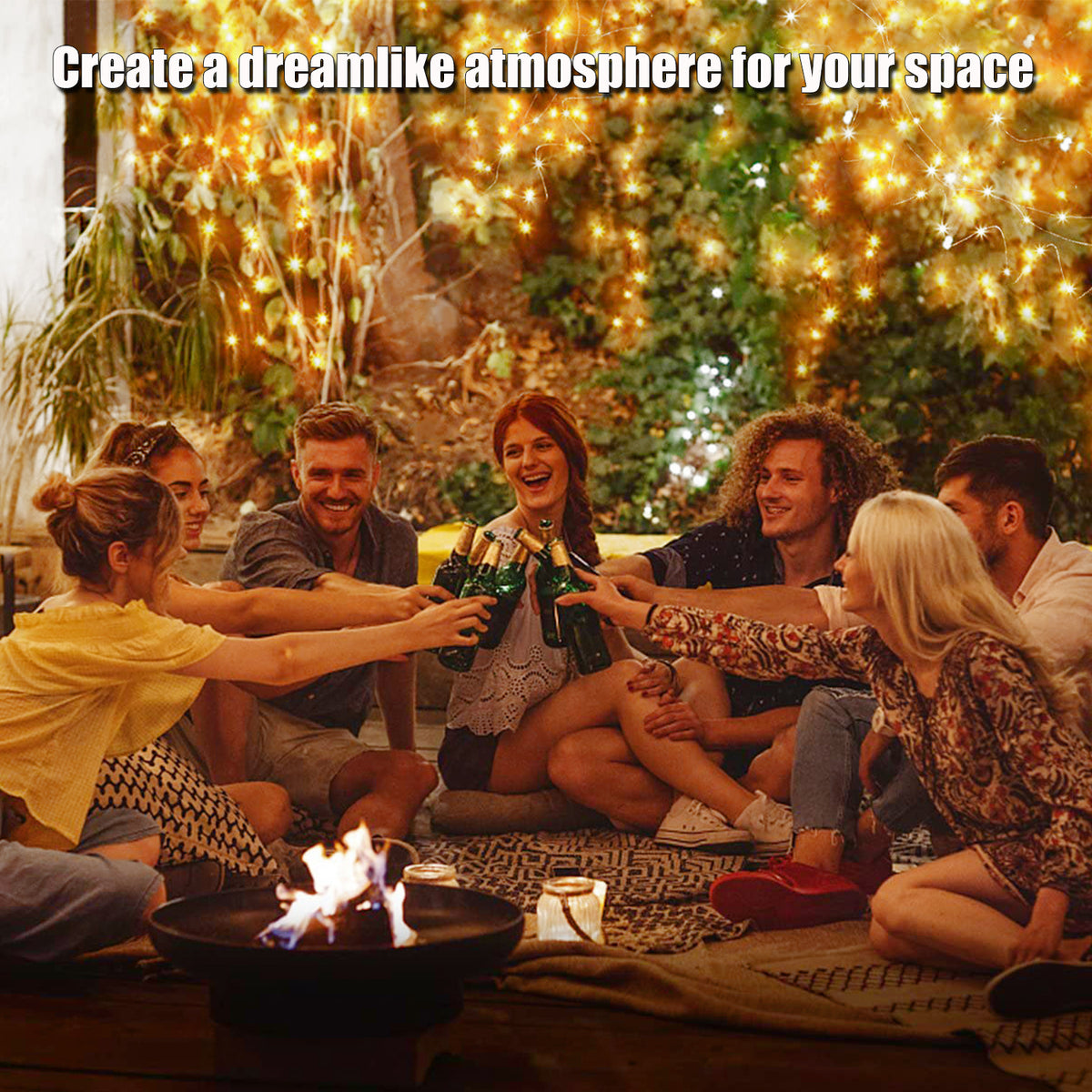 Solar Copper Wire String Lights – Outdoor Decorative Lights
