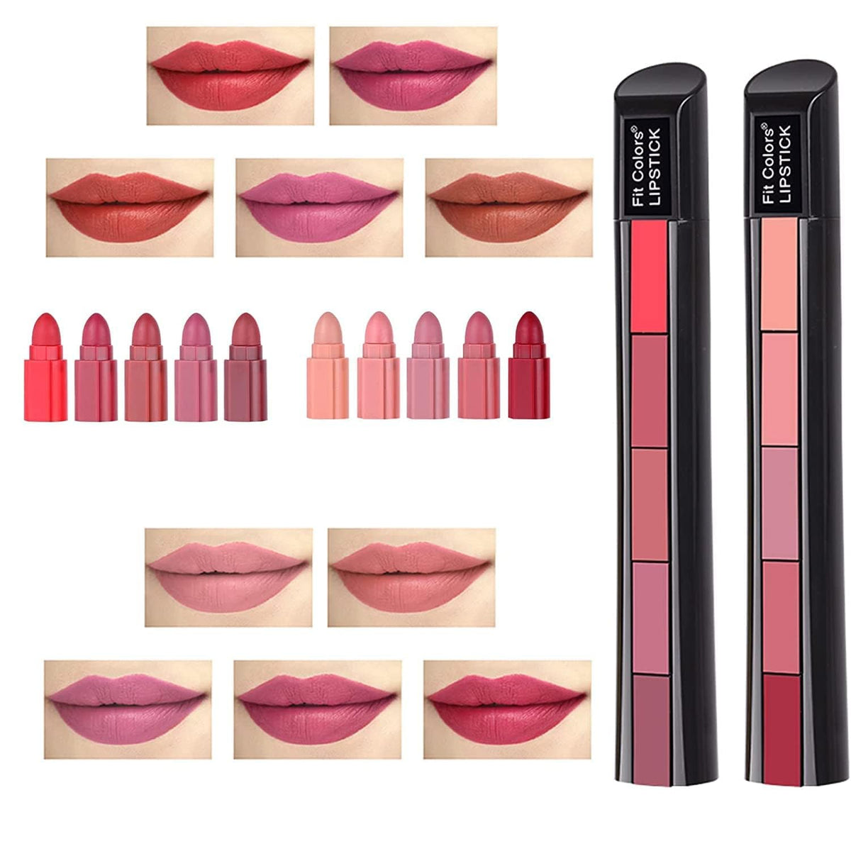 5 in 1 Korean Luxury Lipstick Pen