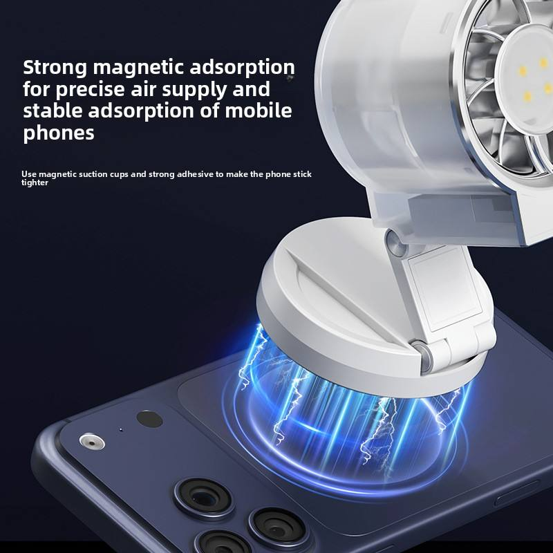 Magnetic Foldable Phone Holder Mini Fan