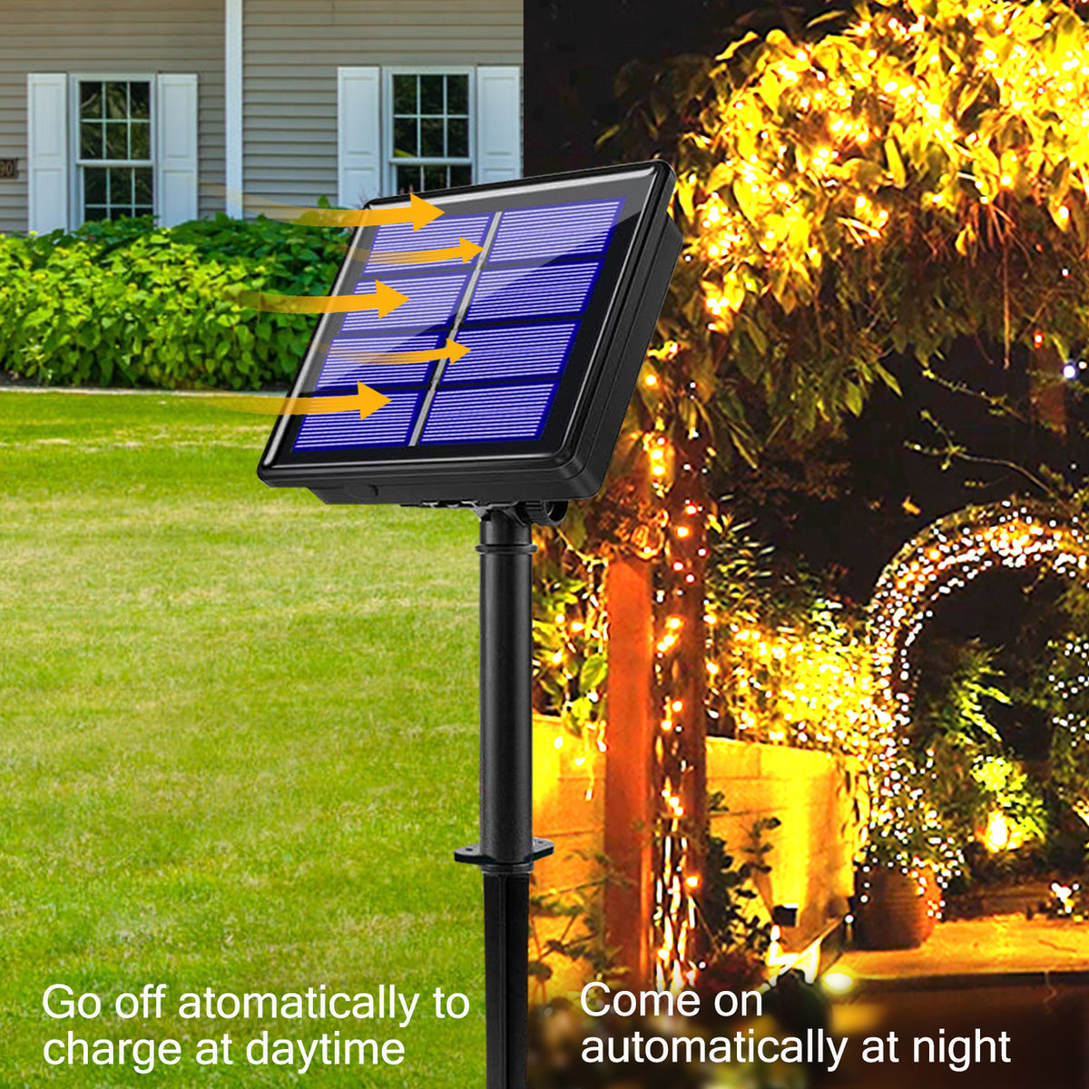 Solar Copper Wire String Lights – Outdoor Decorative Lights