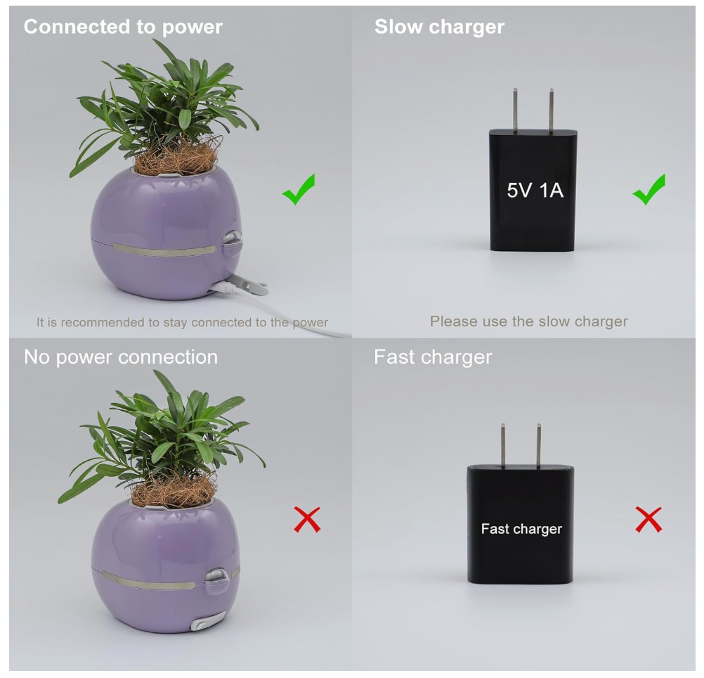 Smart Flowerpot With Multiple Expressions